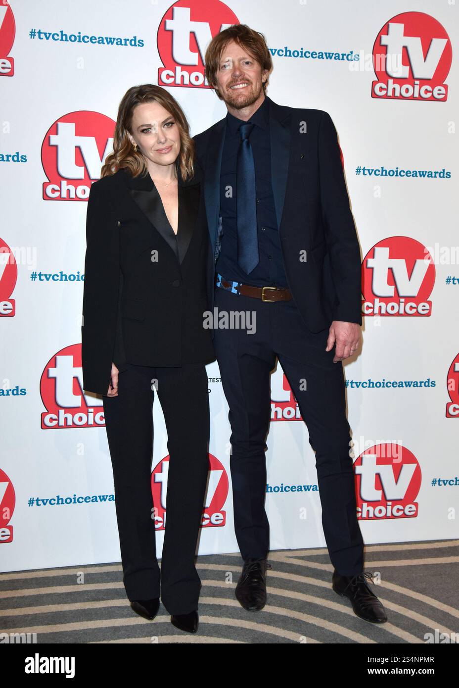 Sally Bretton and Kris Marshall attends the TV Choice Awards 2024, at