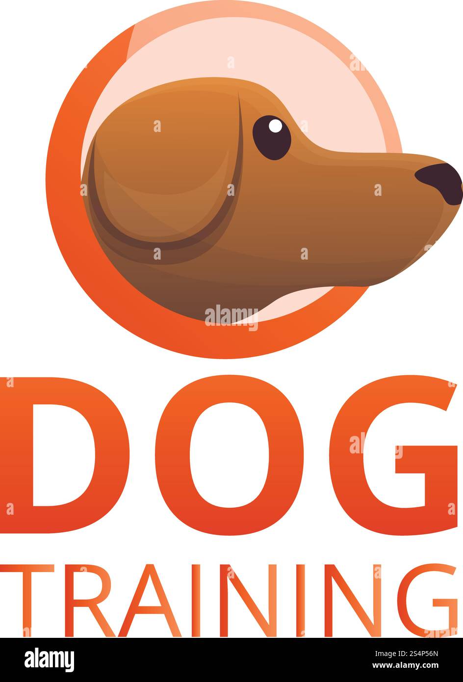 Modern dog training logo. Cartoon of modern dog training vector logo ...