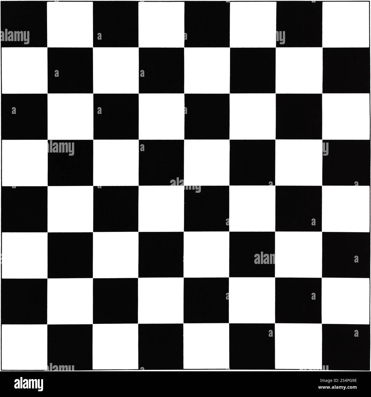 black and white pattern of chessboard Stock Photo