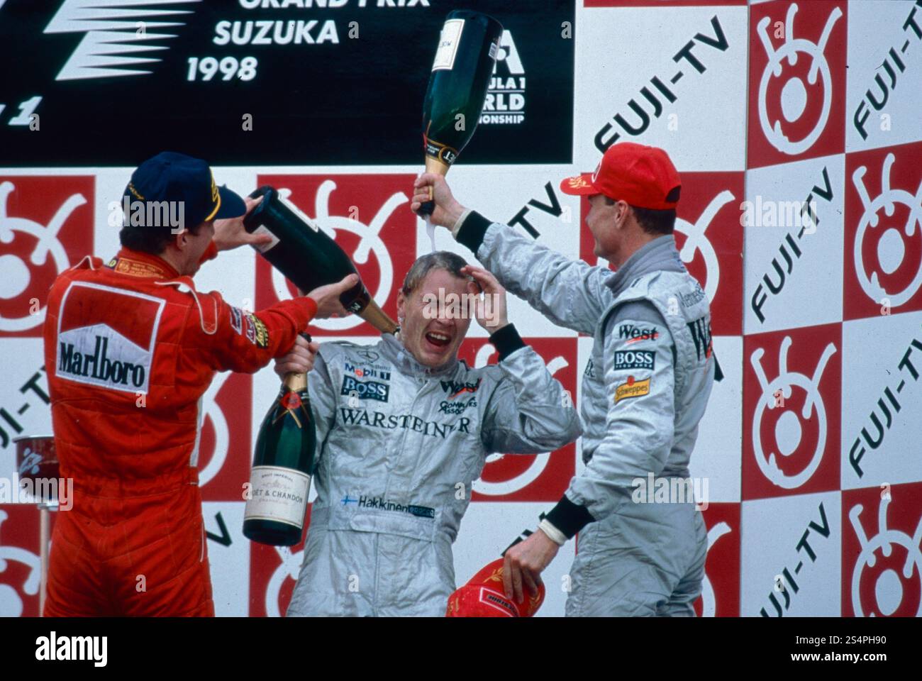 Mika hakkinen 1998 japanese grand prix hi-res stock