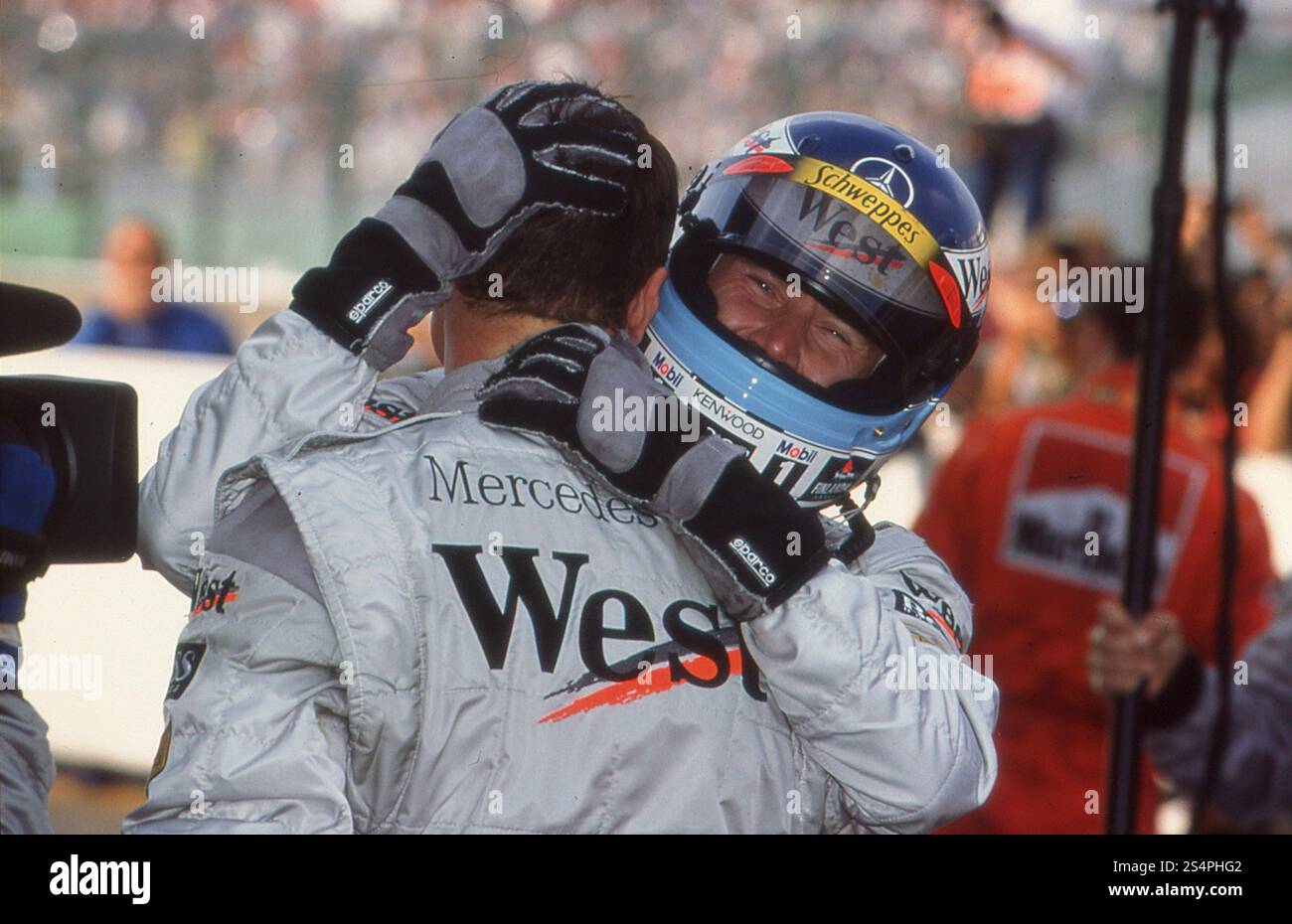 Mika hakkinen 1998 japanese grand prix hi-res stock
