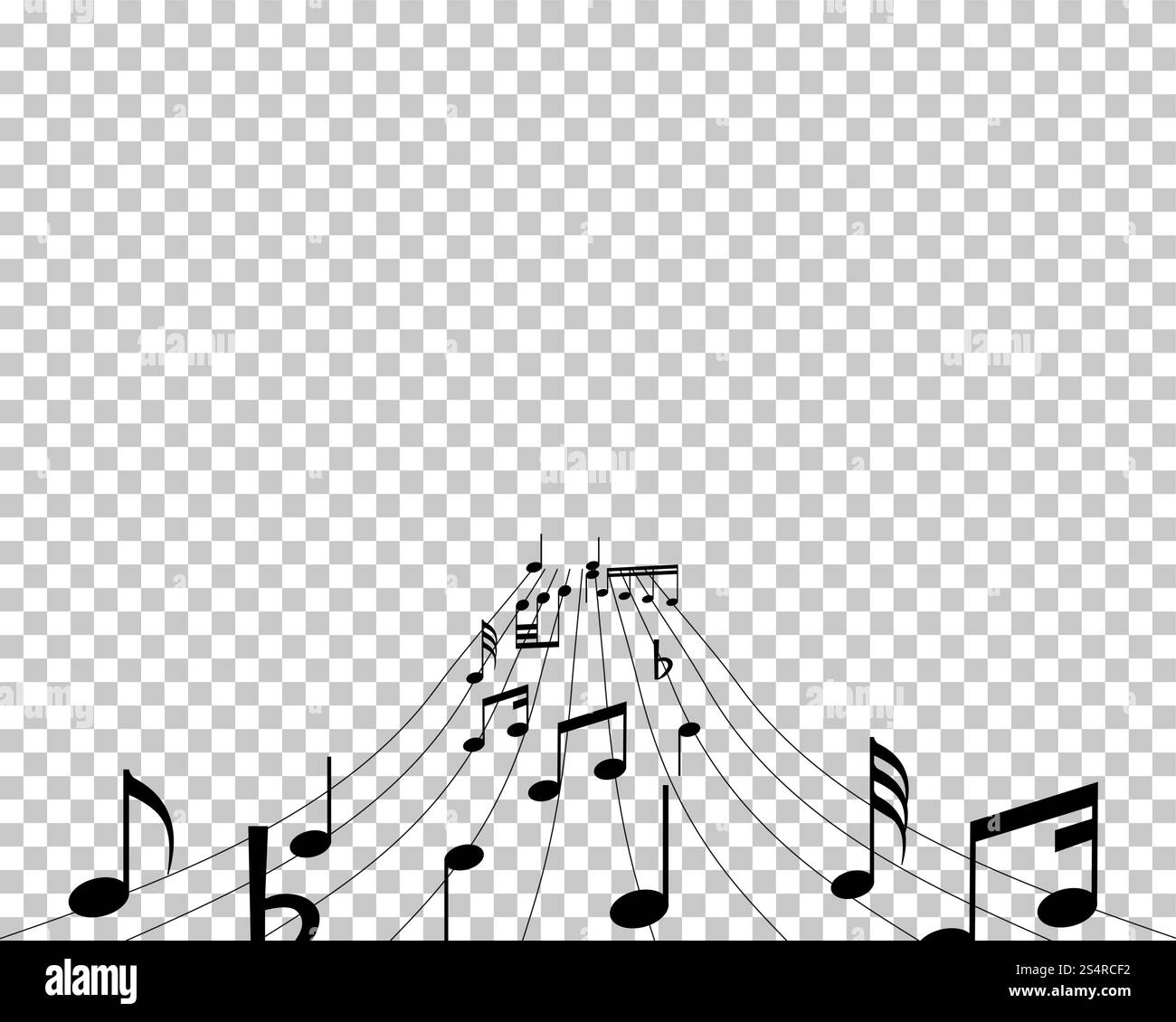 Vector Notes Design With Transparency Grid on Back. Vector Illustration ...