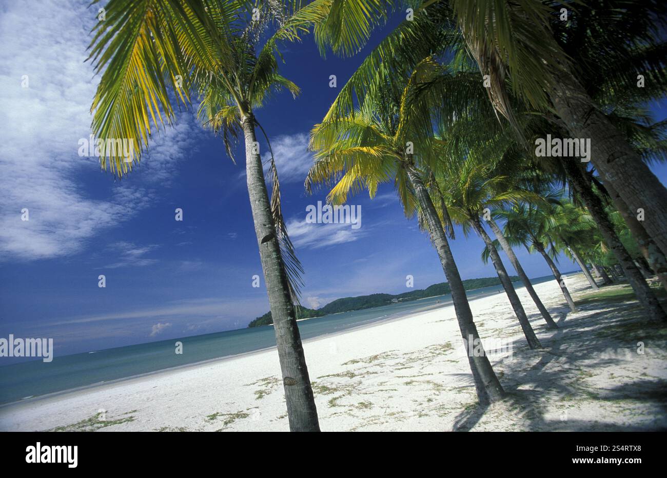 The Beach at Pantai Tanjung Rhu on the coast of Langkawi Island in the ...