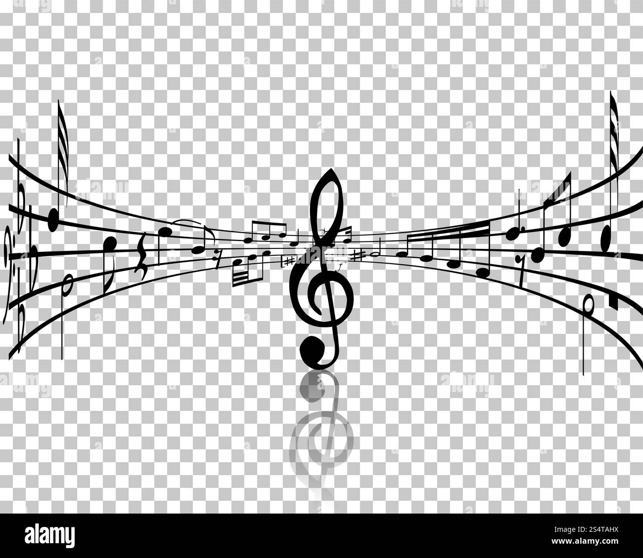 Vector Notes Design With Transparency Grid on Back. Vector Illustration ...