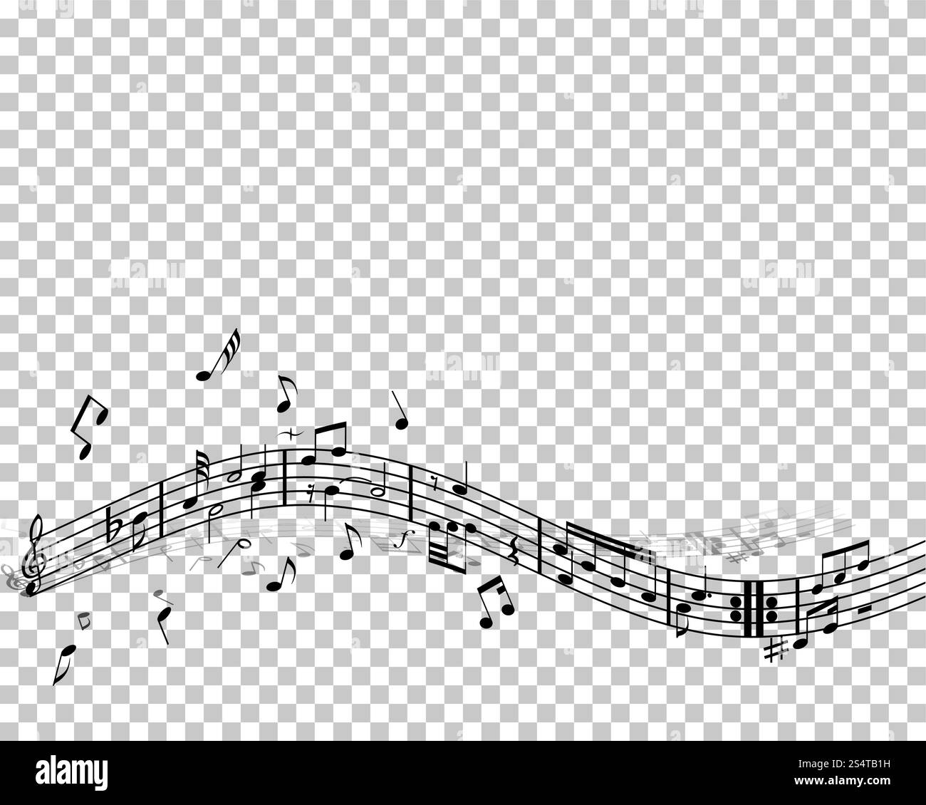 Vector Notes Design With Transparency Grid on Back. Vector Illustration ...
