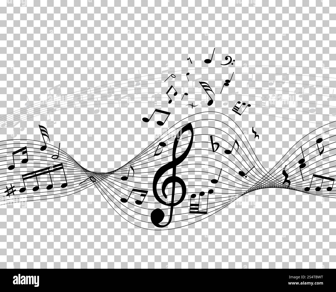 Vector Notes Design With Transparency Grid on Back. Vector Illustration ...