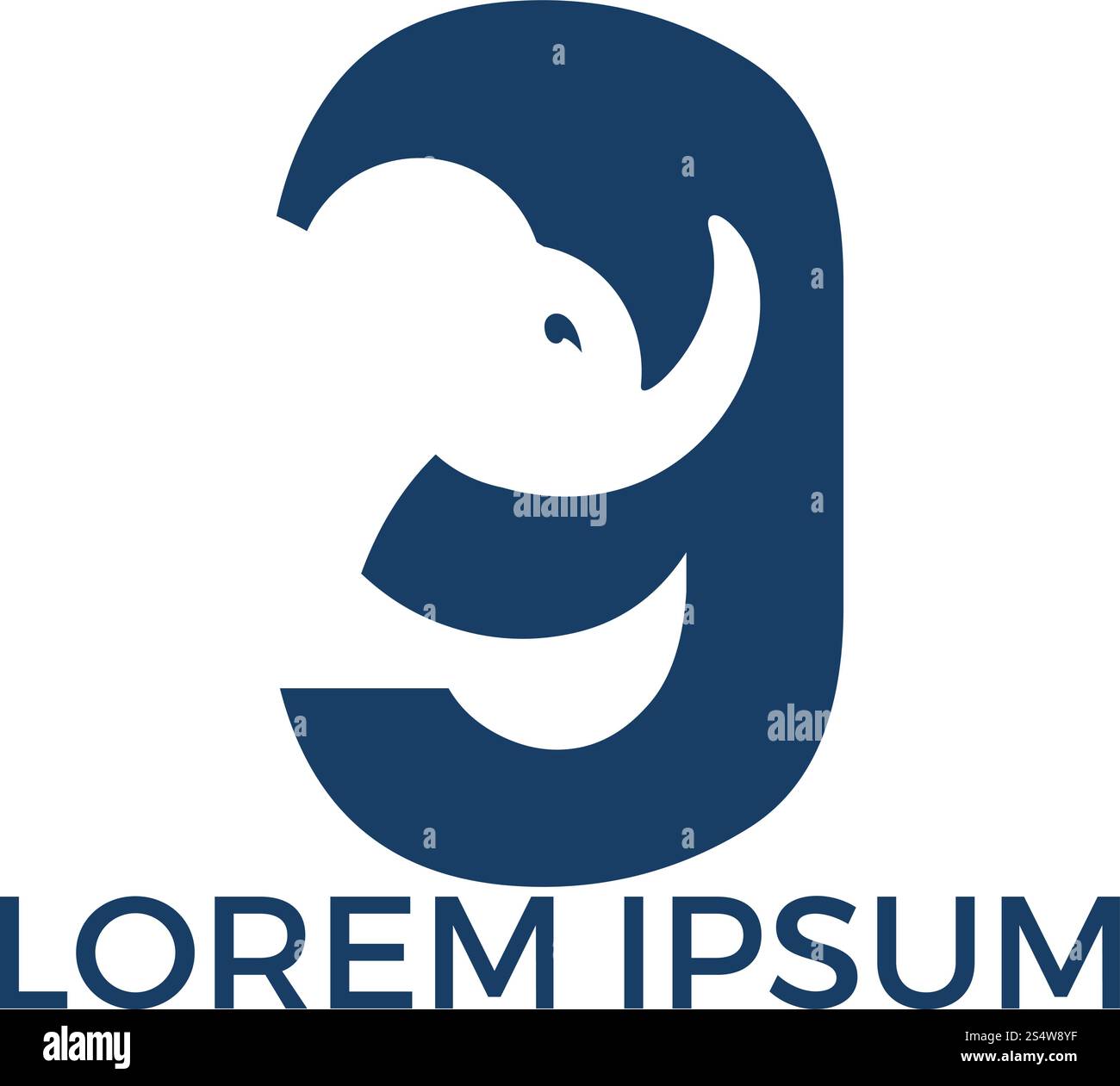 Modern Elephant G Letter Alphabet Logo Design Stock Vector Image & Art ...