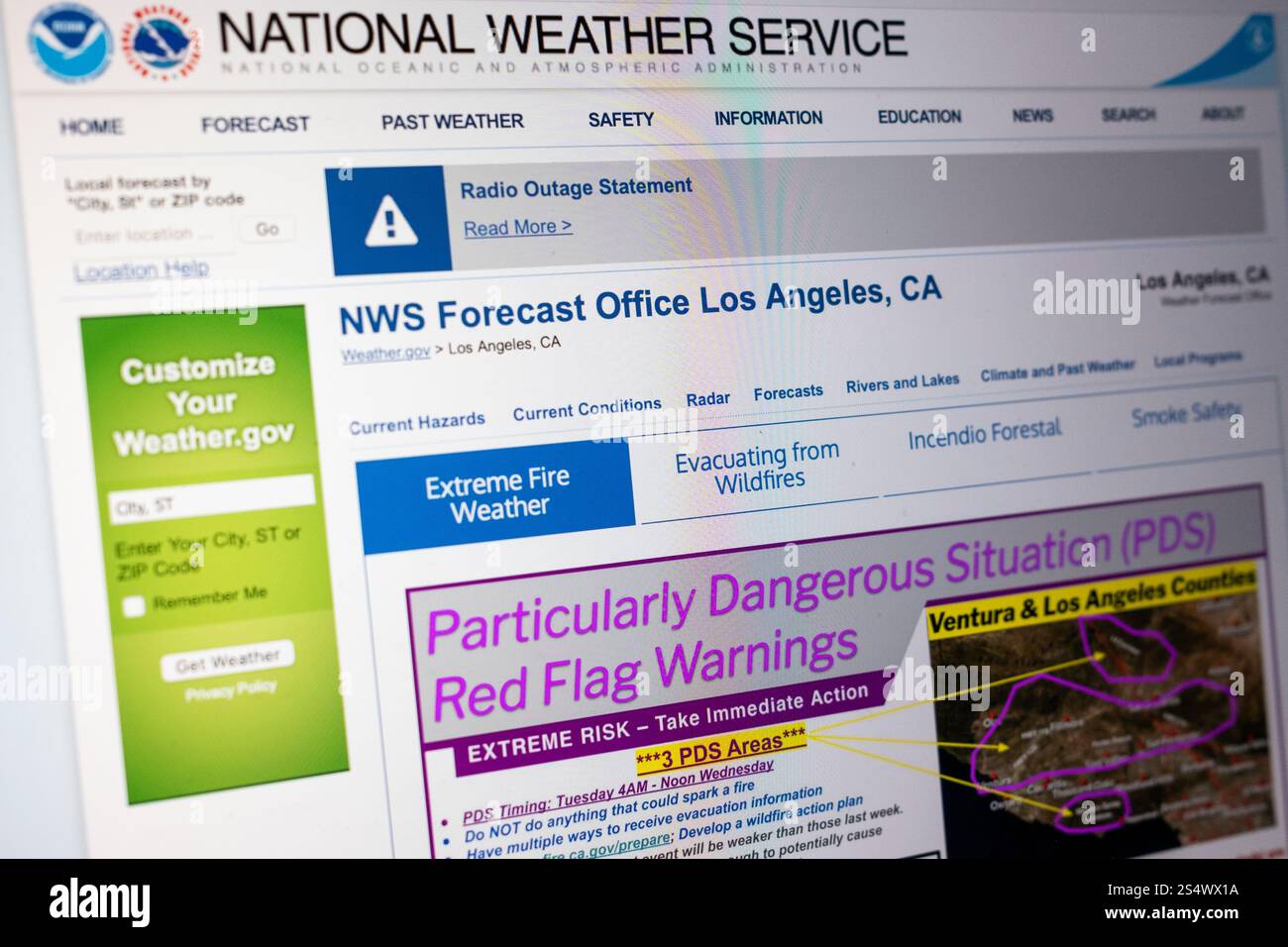A "Particularly Dangerous Situation" red flag warning appears on the ...