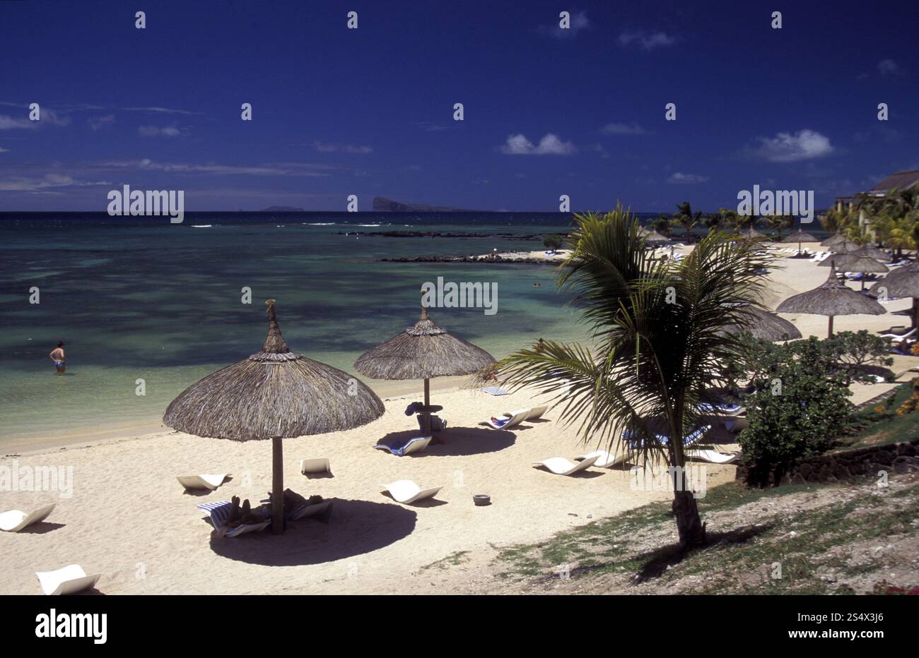 a beach on the island of Mauritius in the indian ocean. INDIAN OCEAN ...