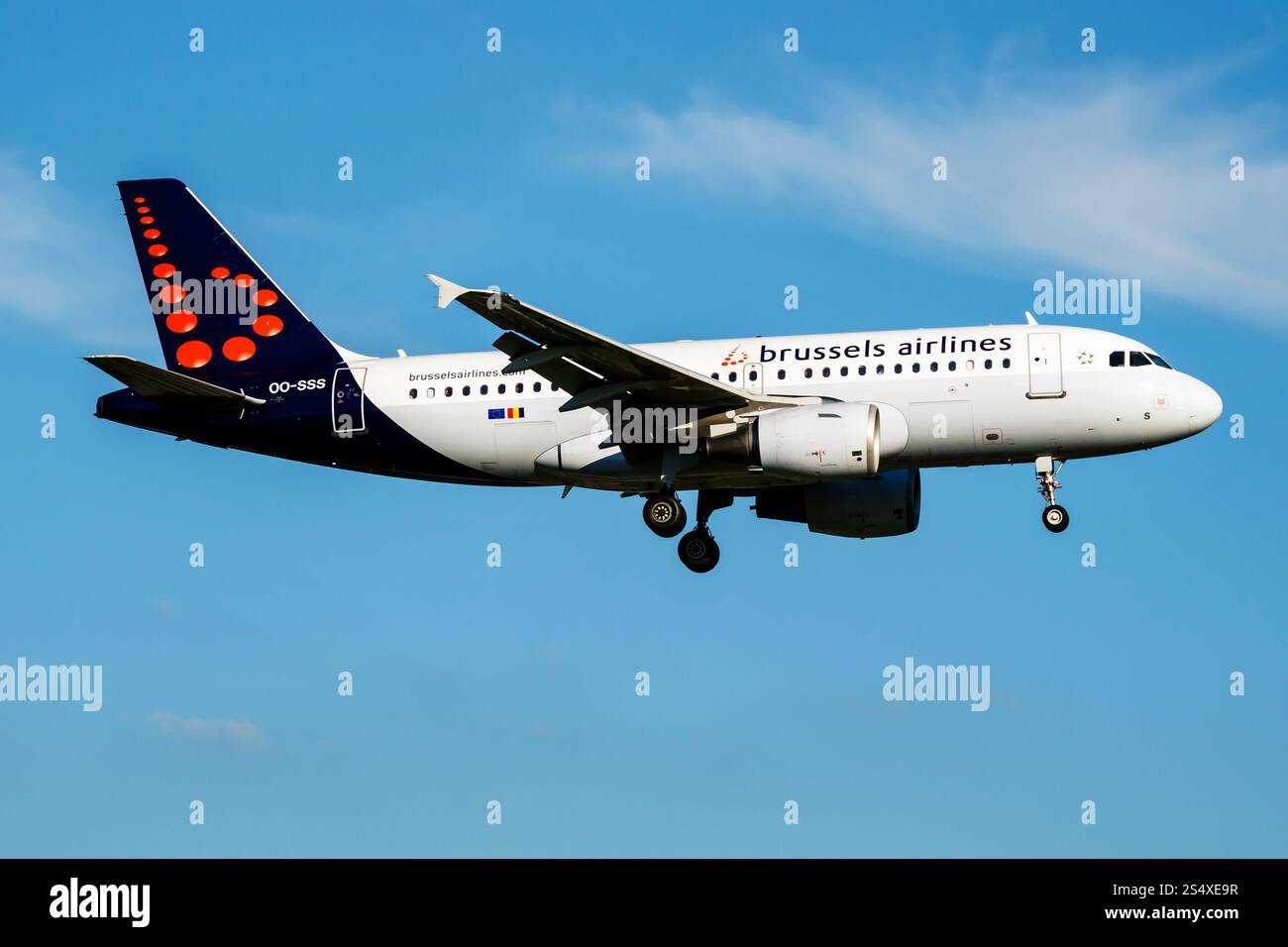 Hamburg Germany July 6 2017 Brussels Airlines Passenger Plane At hamburg-germany-july-6-2017-brussels-airlines-passenger-plane-at