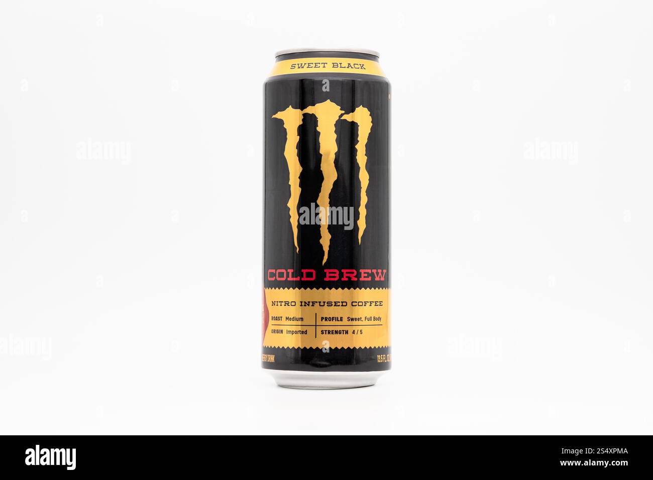 Monster Energy Java Nitro Cold Brew Sweet Black beverage. The energy ...