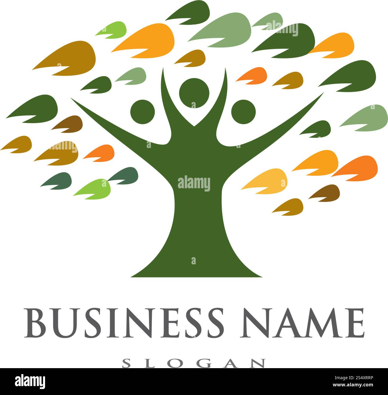 Tree logo template vector illustration Stock Vector Image & Art - Alamy