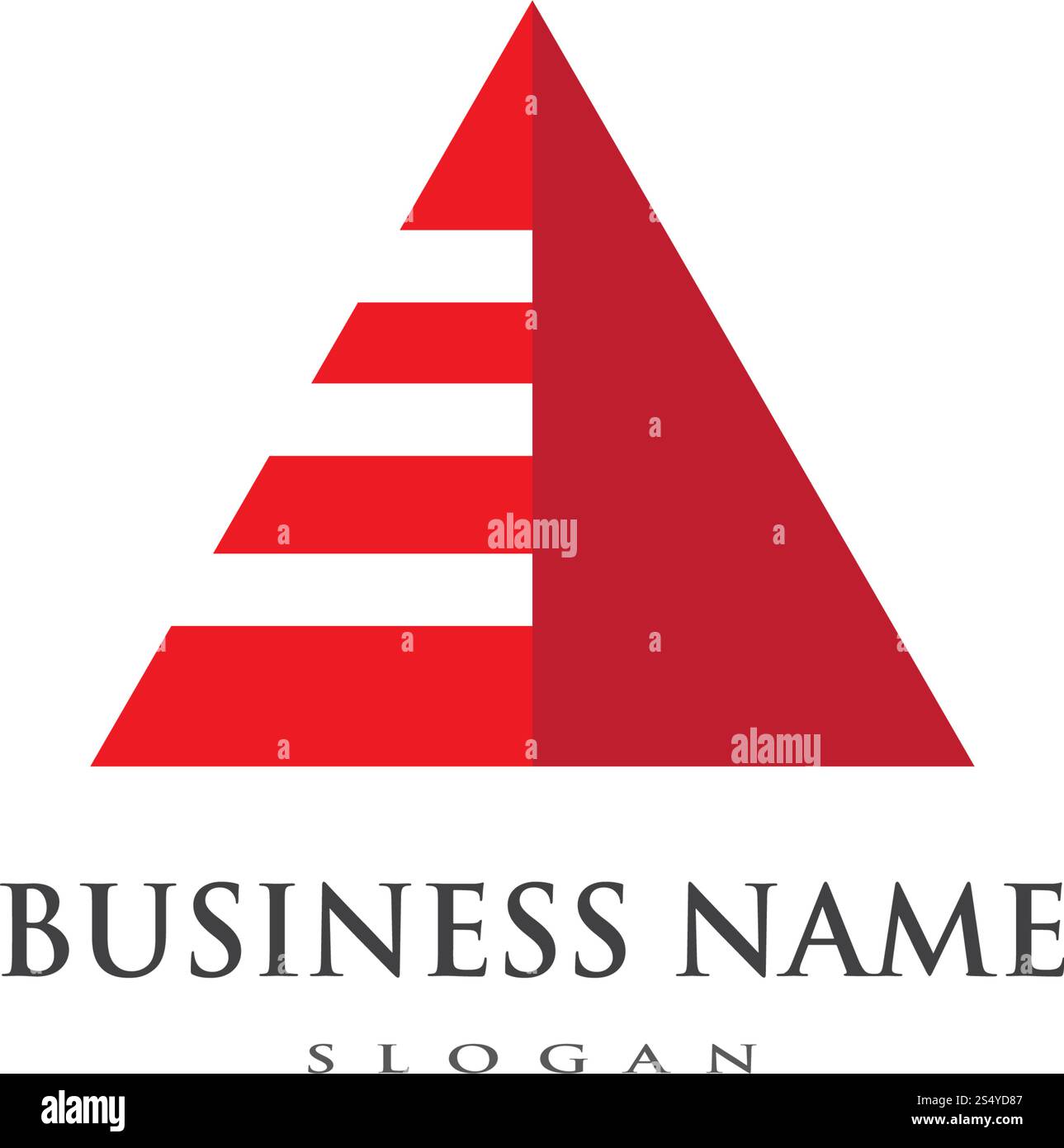 Pyramid Logo Template vector ilustration Stock Vector