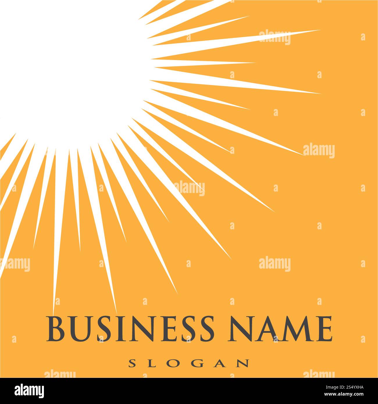 Vector Icon Logo Template Sun over horizon Stock Vector Image & Art - Alamy