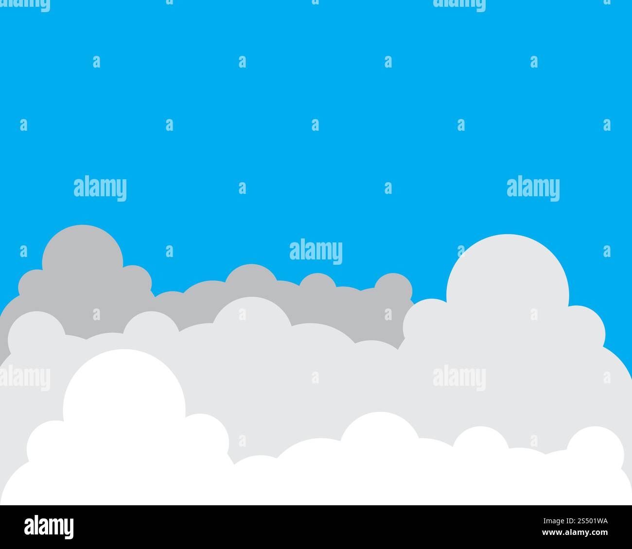 Cloud background Template vector ilustration Stock Vector