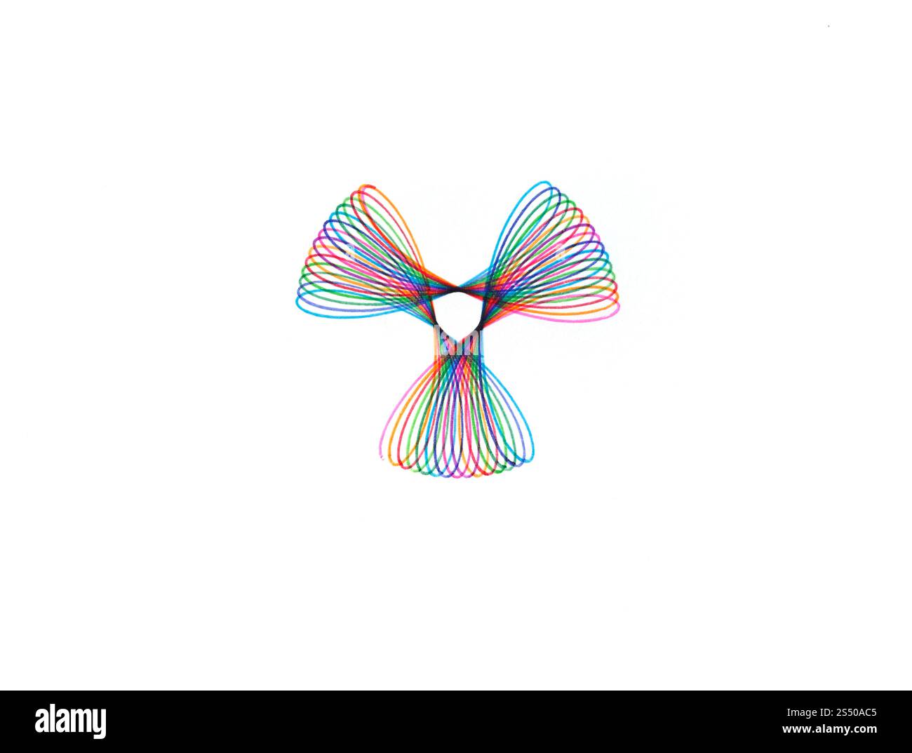 Abstract Spirograph writing designs Round symbol Stock Photo - Alamy