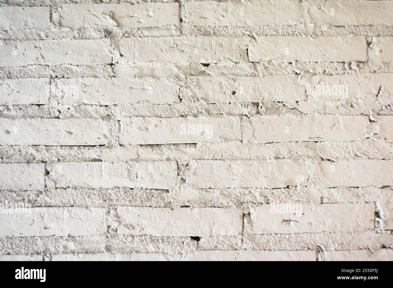 White brick wall patterned texture for background luxurious design concept Stock Photo
