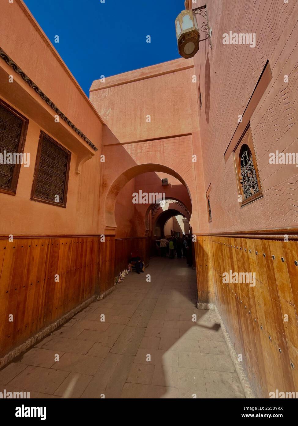 Exploring the maze of souks and the stunning architecture of Marrakech. Every corner tells a story. A city of rich history and vibrant culture. - Smartphone Captured Stock Image