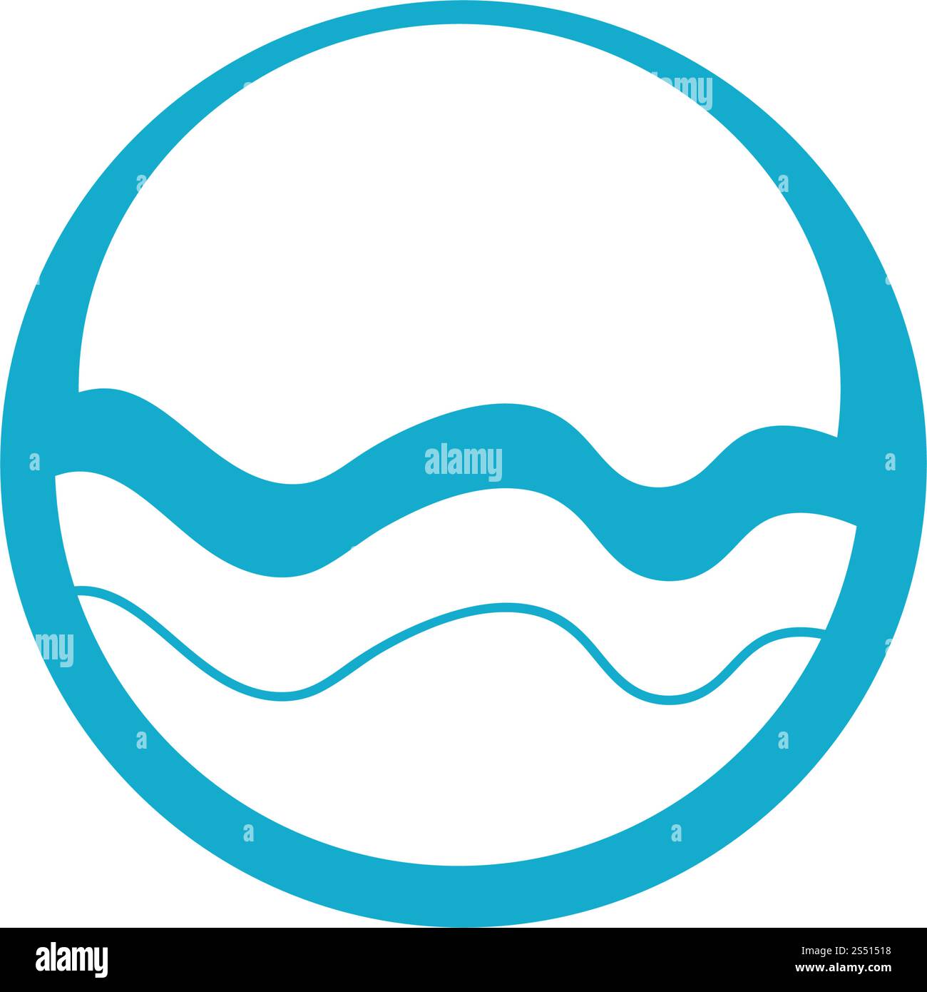Water wave Logo Template vector icon Stock Vector