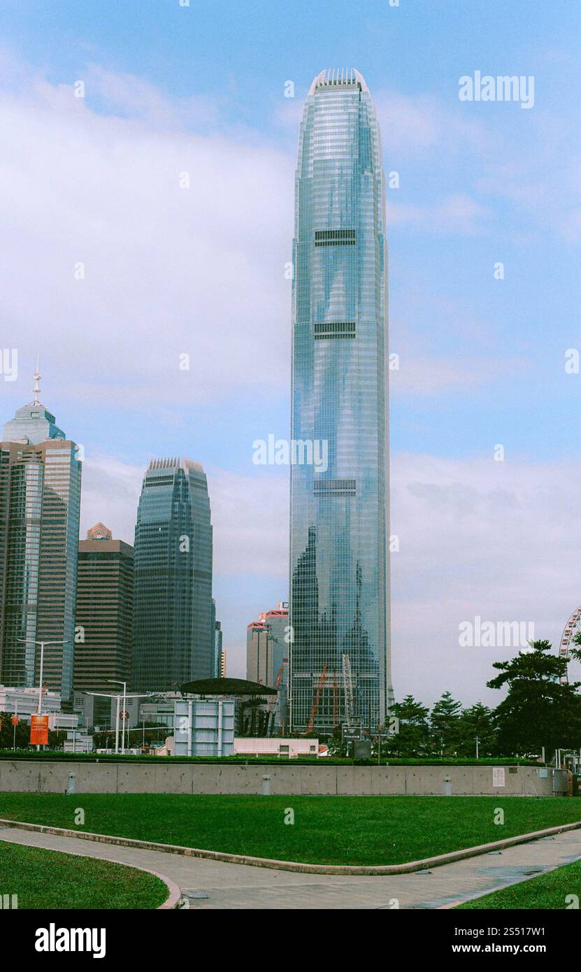 International Finance Centre skyscraper building, Central. Second tallest building in Hong Kong. Stock Photo
