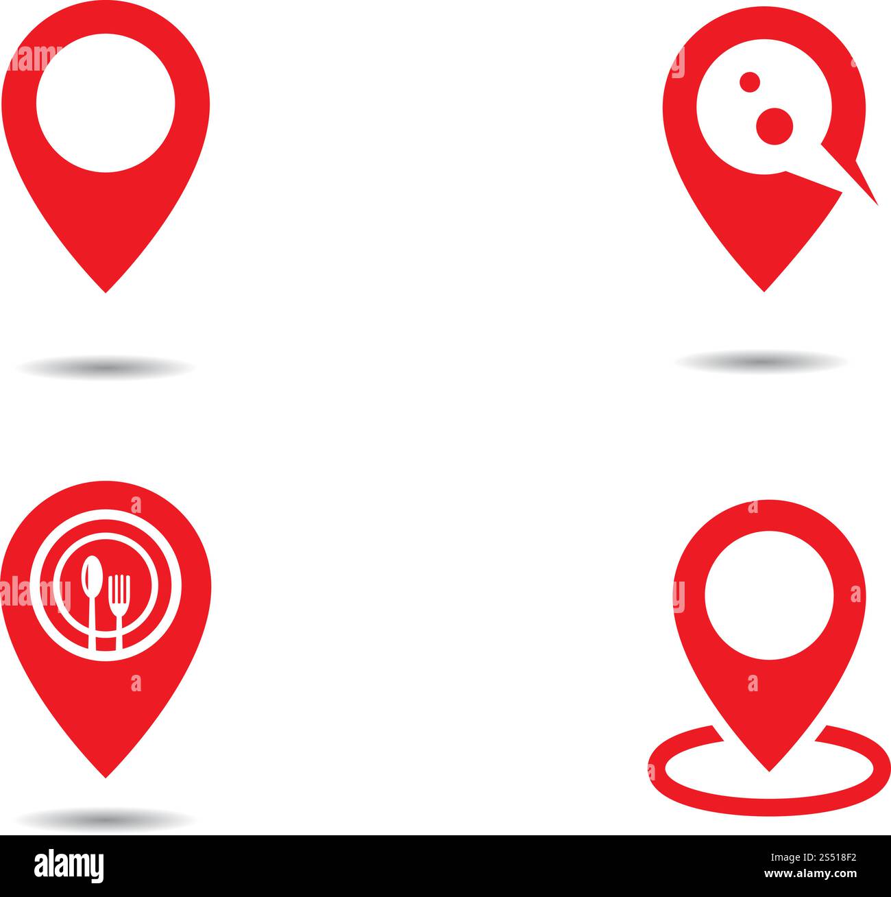 Location point Logo vector Stock Vector Image & Art - Alamy