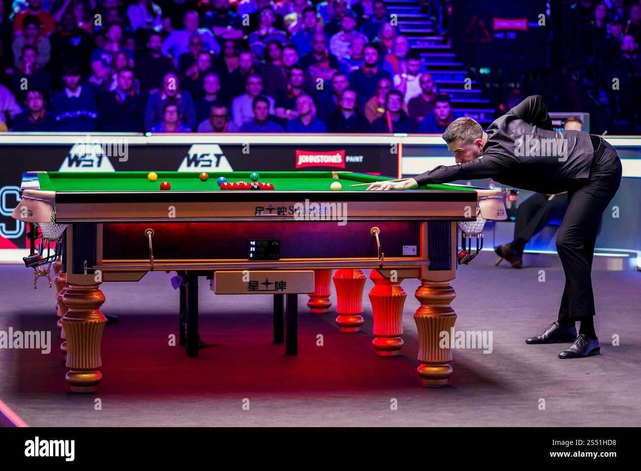 Mark Selby during the The Johnstone’s Paint Masters Snooker 2025 match