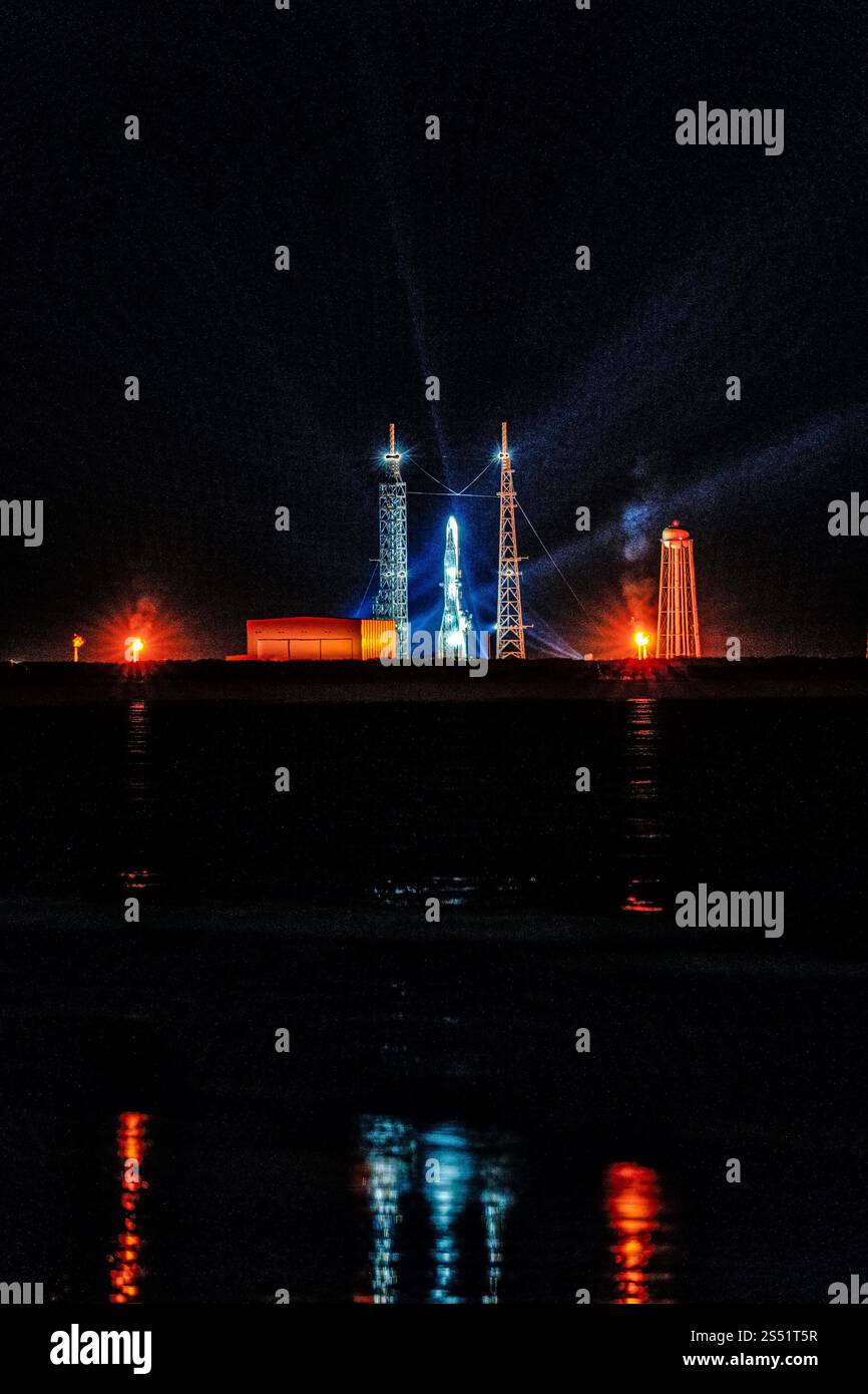 Blue Origin New Glenn first launch mission NG1 from LC36 at Kennedy