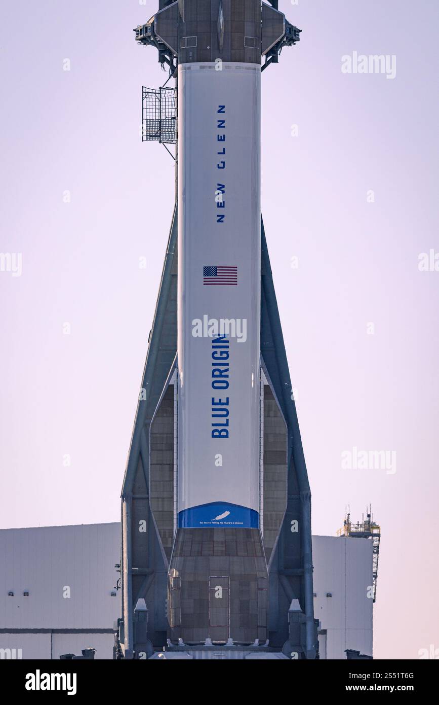 Blue Origin New Glenn first launch mission NG1 from LC36 at Kennedy