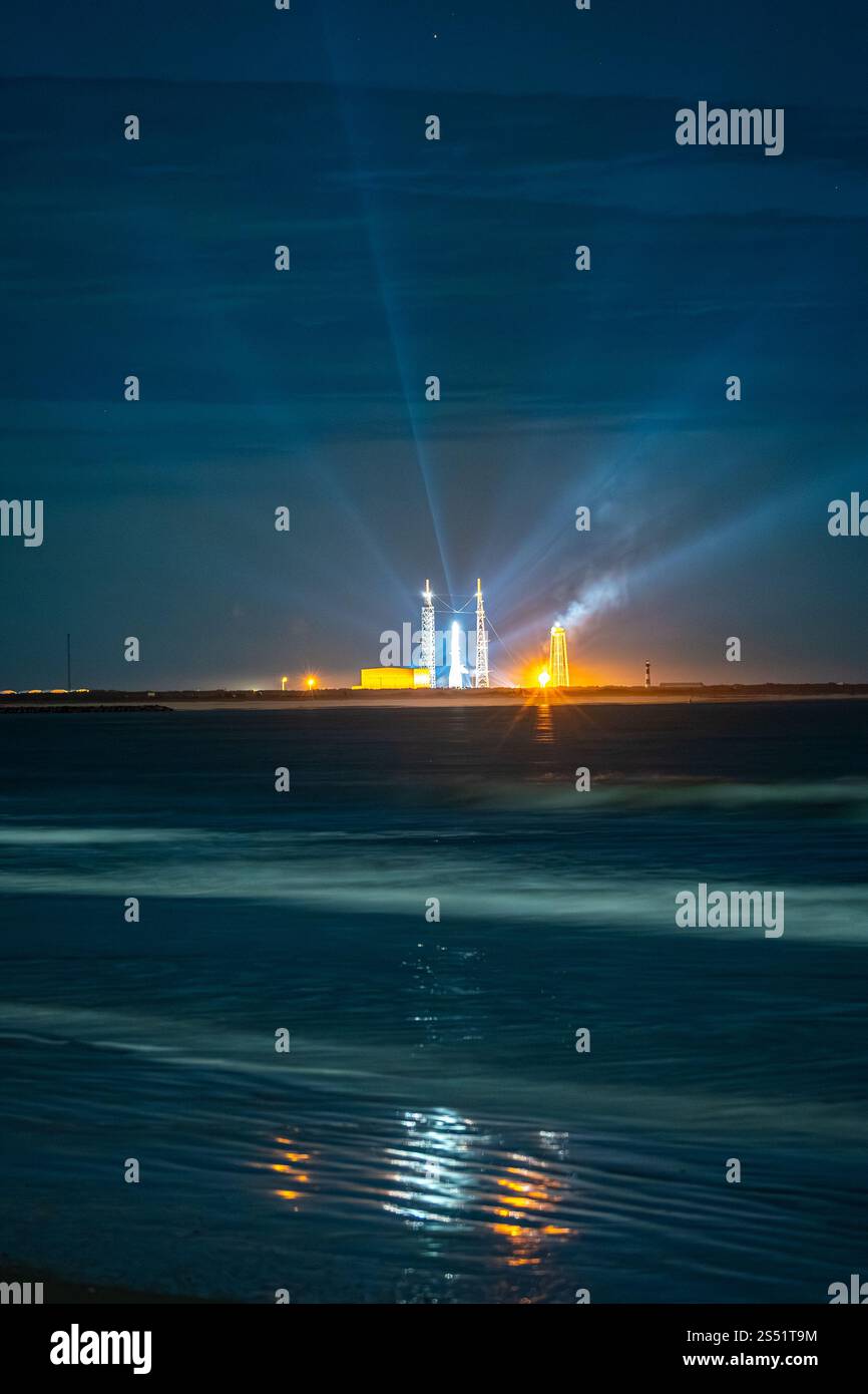 Blue Origin New Glenn first launch mission NG1 from LC36 at Kennedy