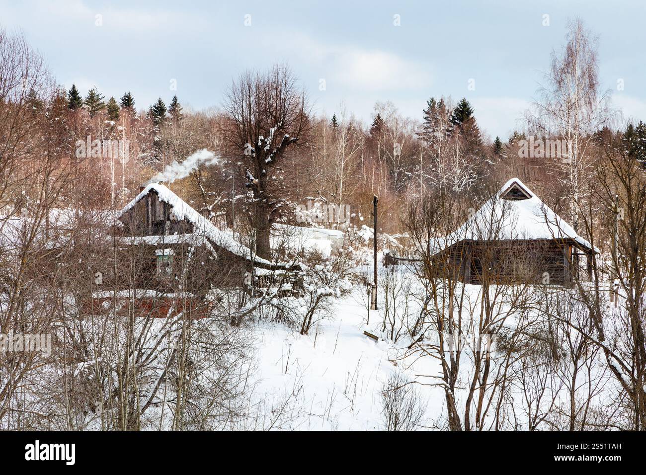 Rural russian landscape hi-res stock photography and images - Alamy