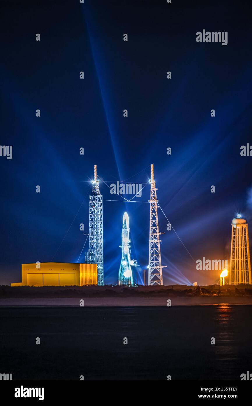 Blue Origin New Glenn first launch mission NG1 from LC36 at Kennedy