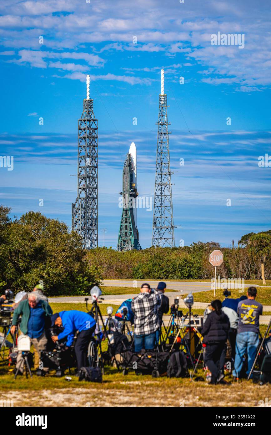 Blue Origin New Glenn first launch mission NG1 from LC36 at Kennedy