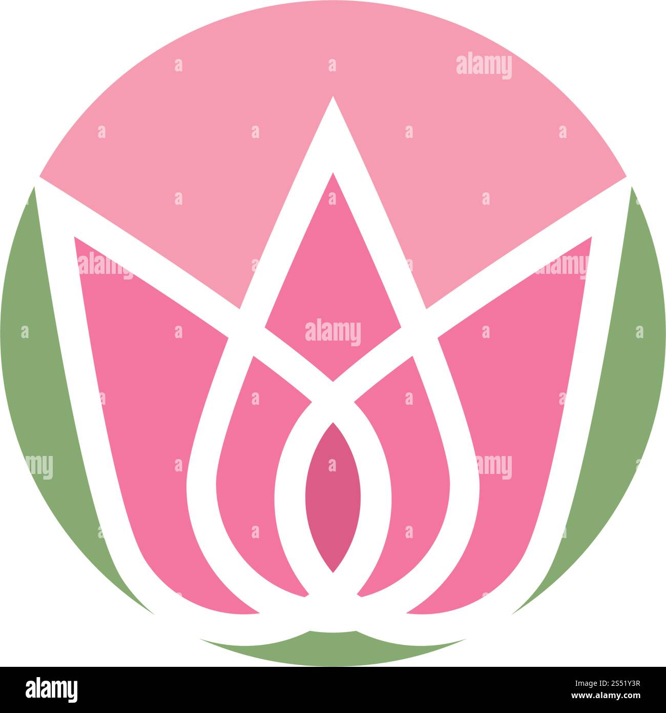 Beauty Vector Lotus flowers logo Template icon Stock Vector Image & Art ...