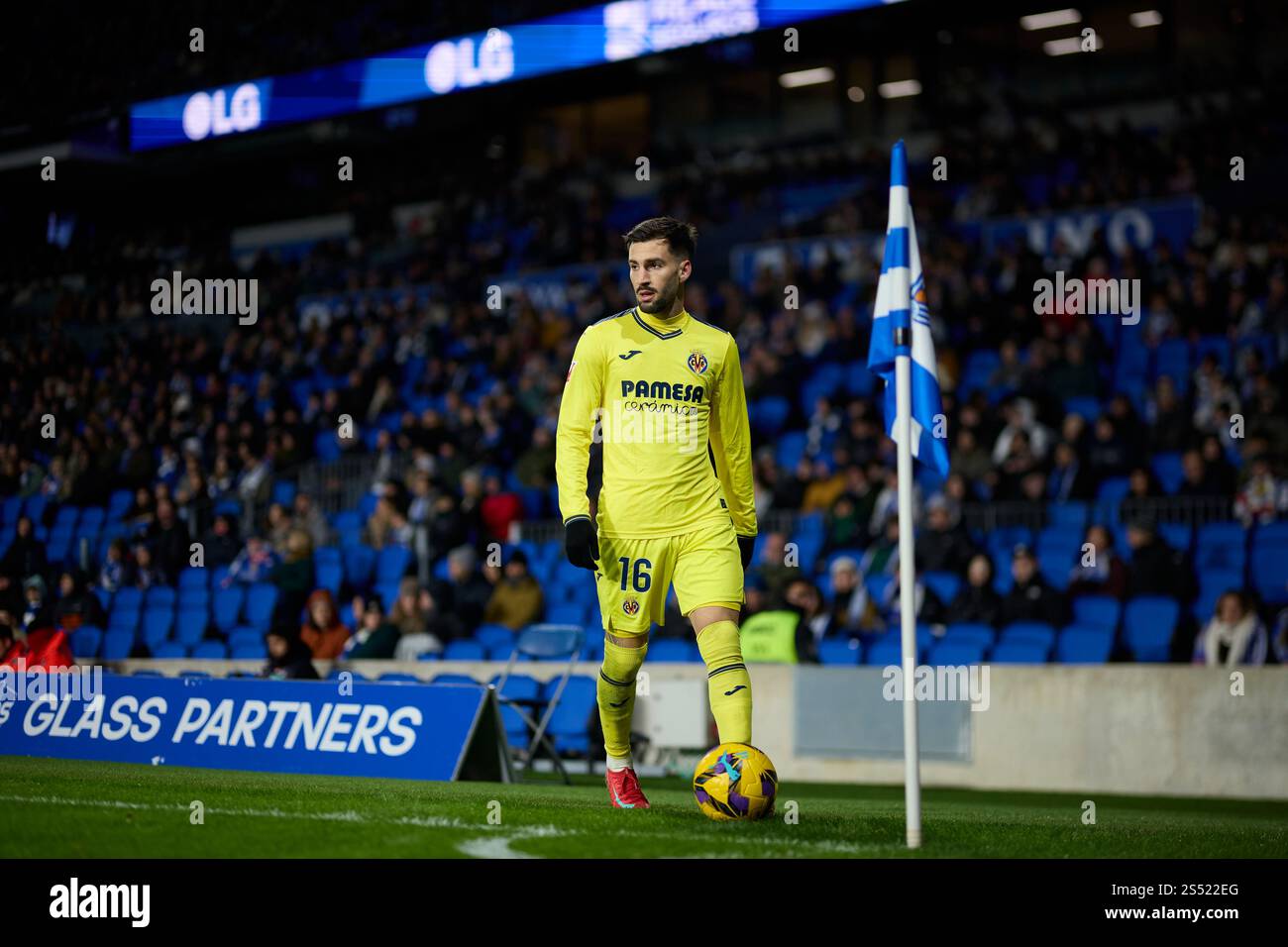 Alex Baena of Villarreal CF looks on during the LaLiga EA Sports match