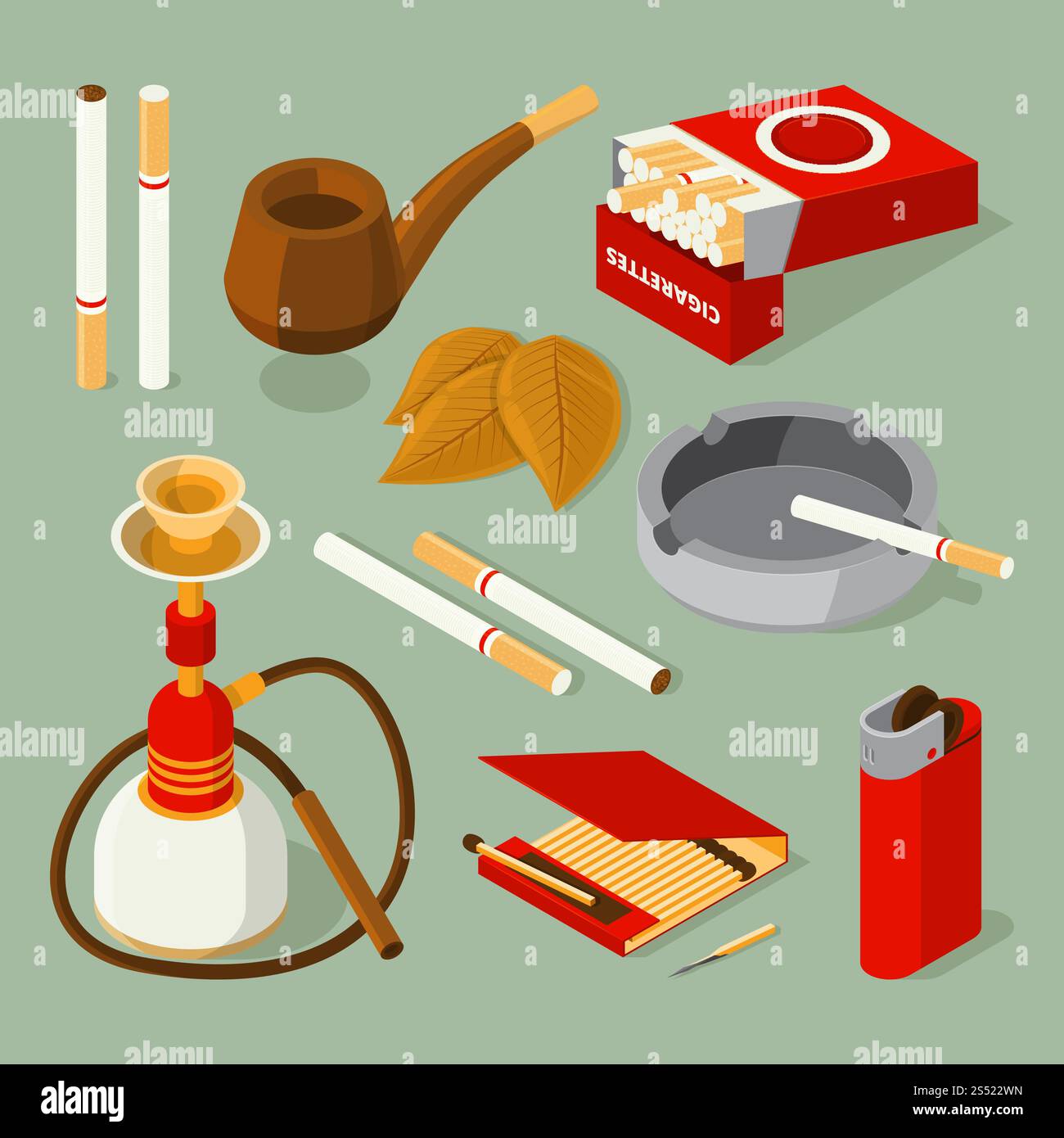 tobacco products clipart Tobacco leaf smoke smoking nicotine Stock Vector Images - Page 3