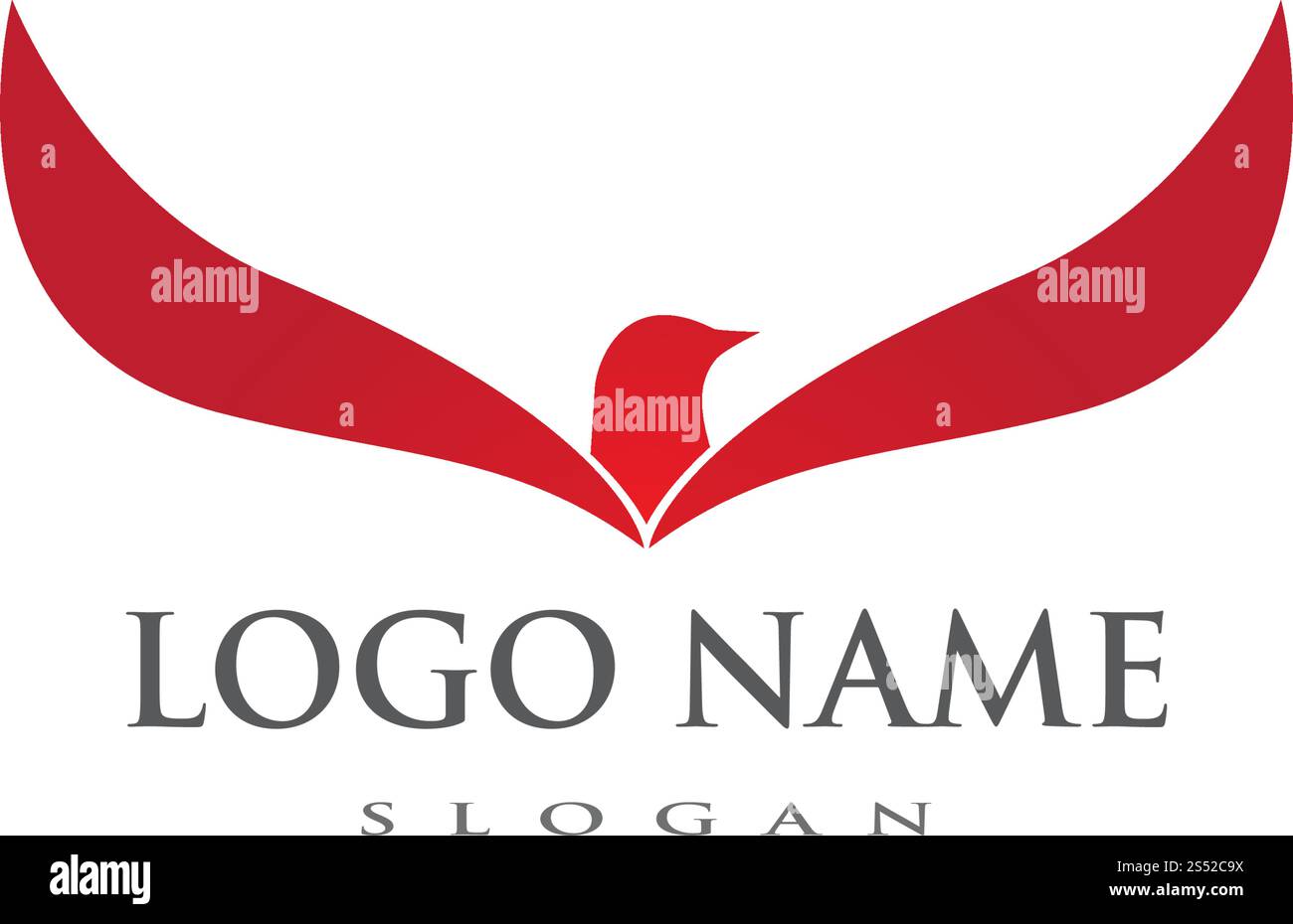 Bird wing Logo Template vector illustration Stock Vector Image & Art ...