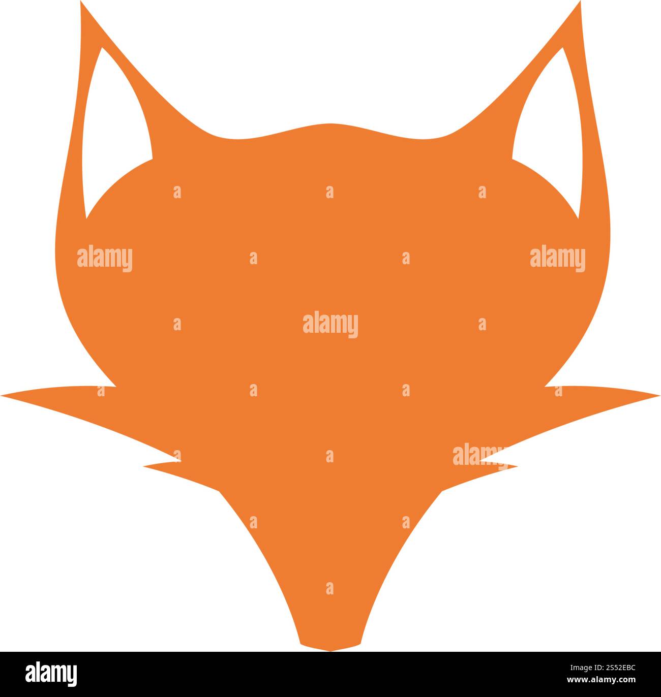 fox logo vector ilustration template Stock Vector Image & Art - Alamy