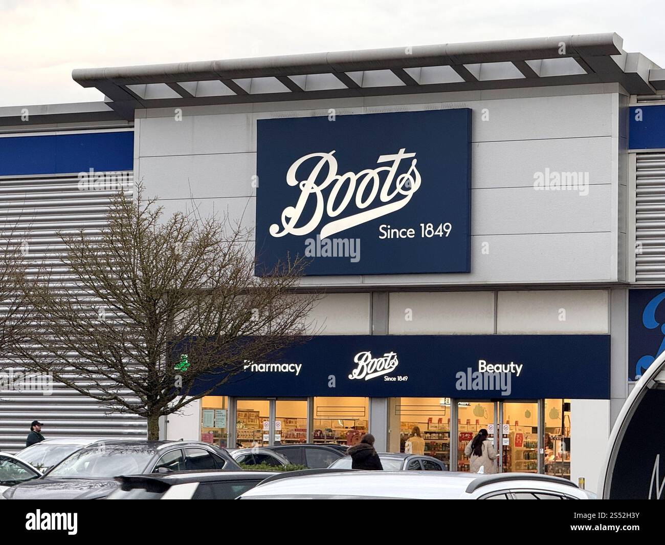 Boots Store Front In Aintree Merseyside Stock Photo Alamy