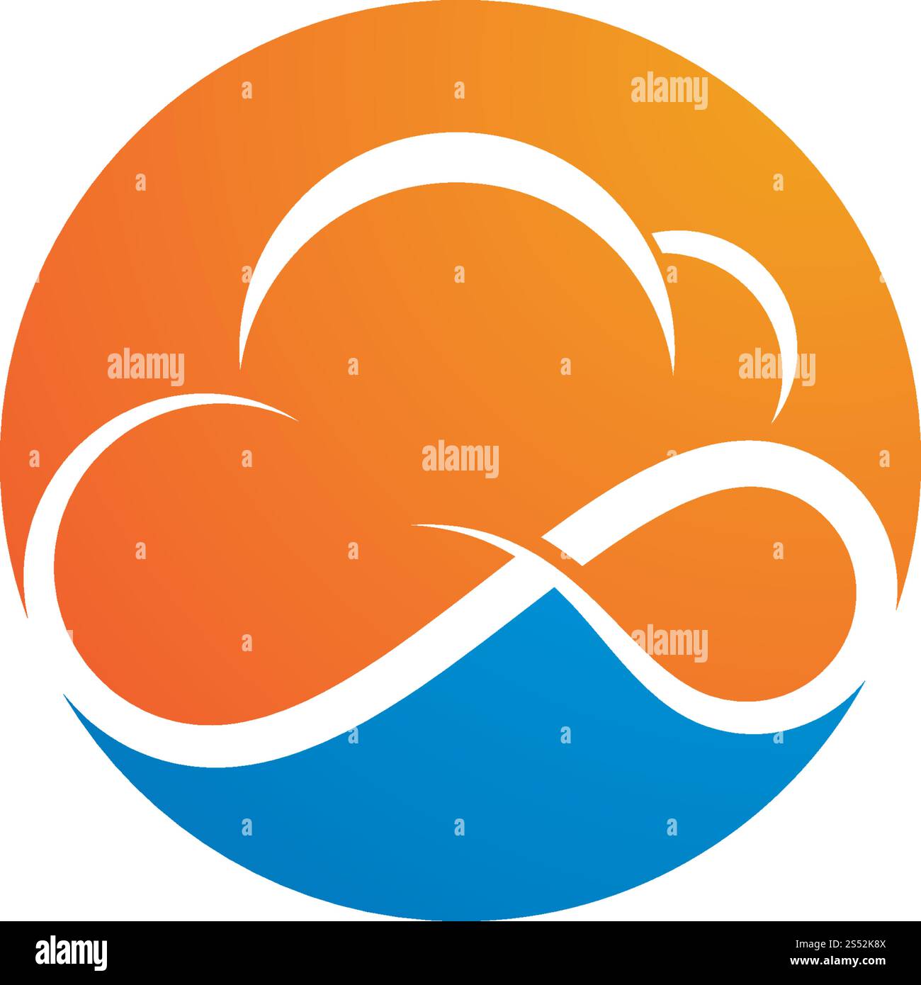 cloud technology vector logo template design vector Stock Vector Image ...