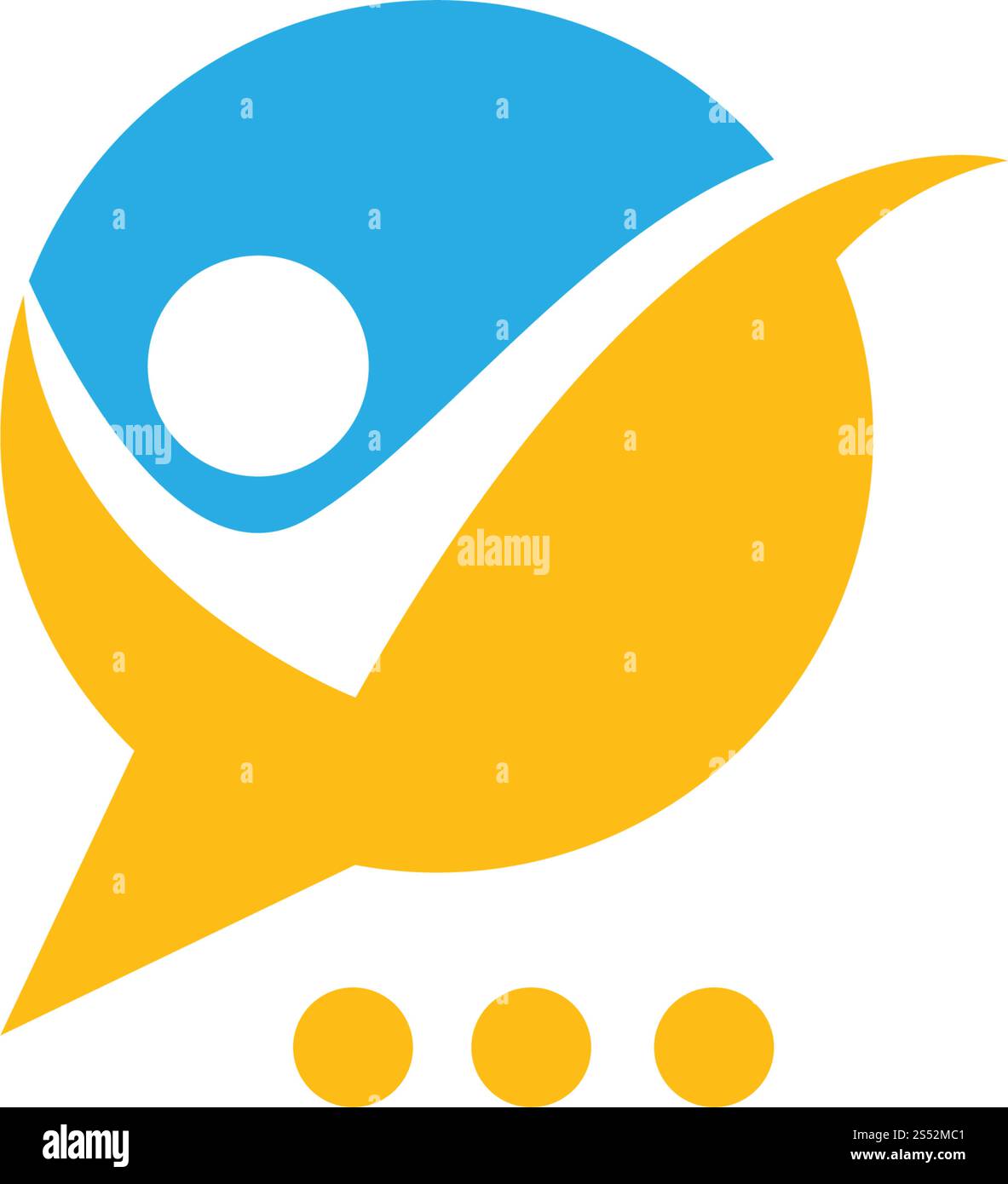 Speech bubble icon Logo template vector illustration Stock Vector Image ...