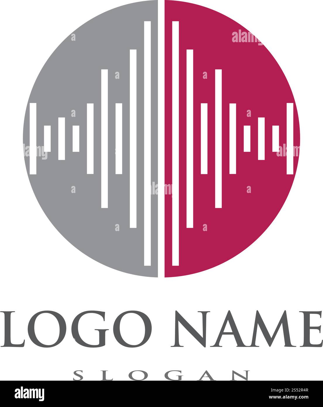 sound wave ilustration logo vector icon template Stock Vector Image ...