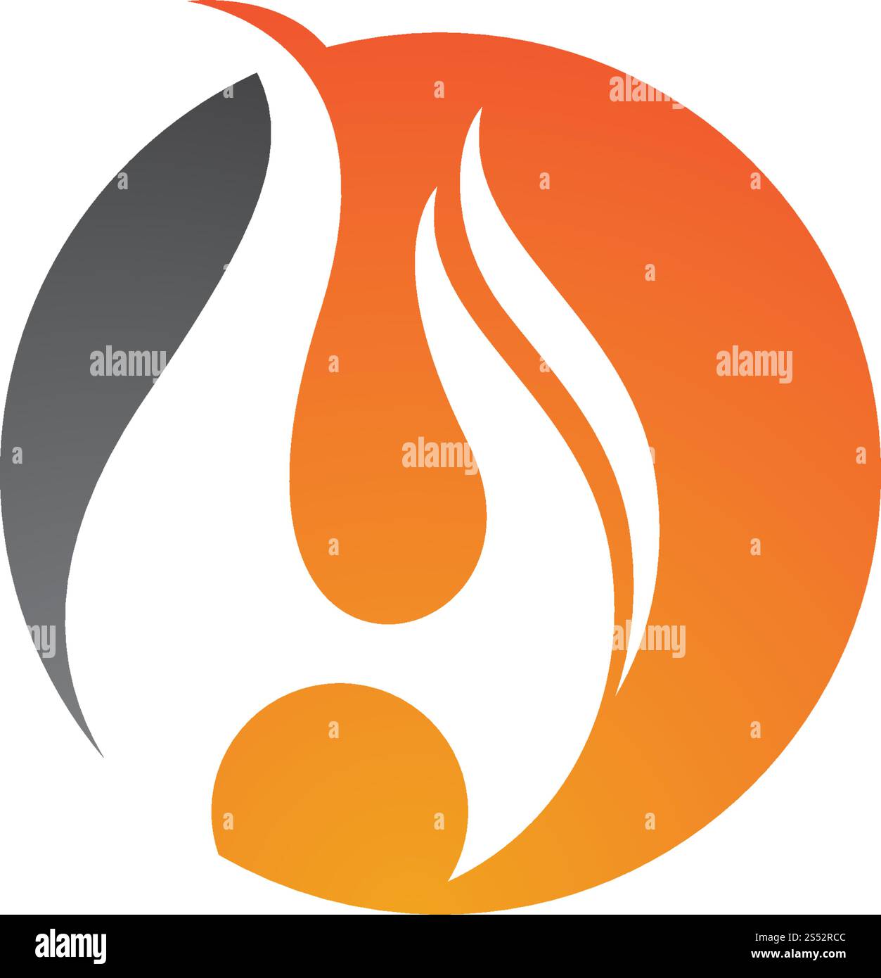 Fire flame Logo Template vector icon Oil, gas and energy logo concept ...