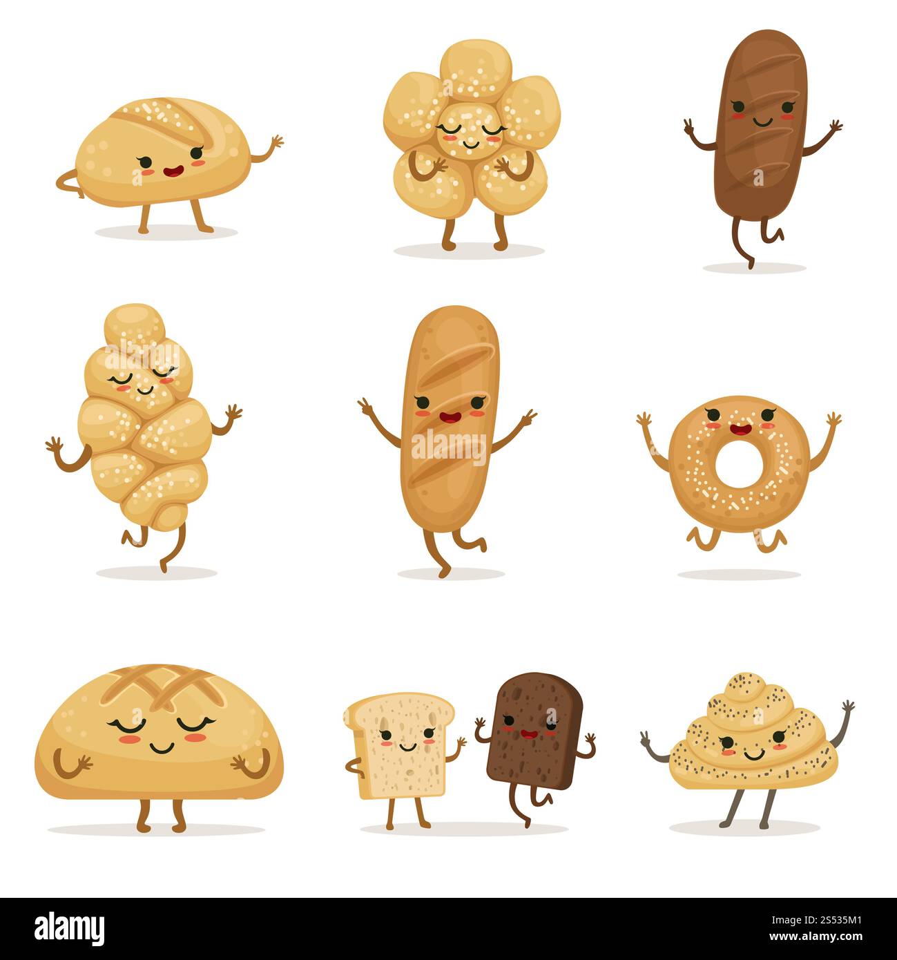 Cartoon flat characters different hi res stock photography and images Cartoon flat characters different hi res stock photography and images