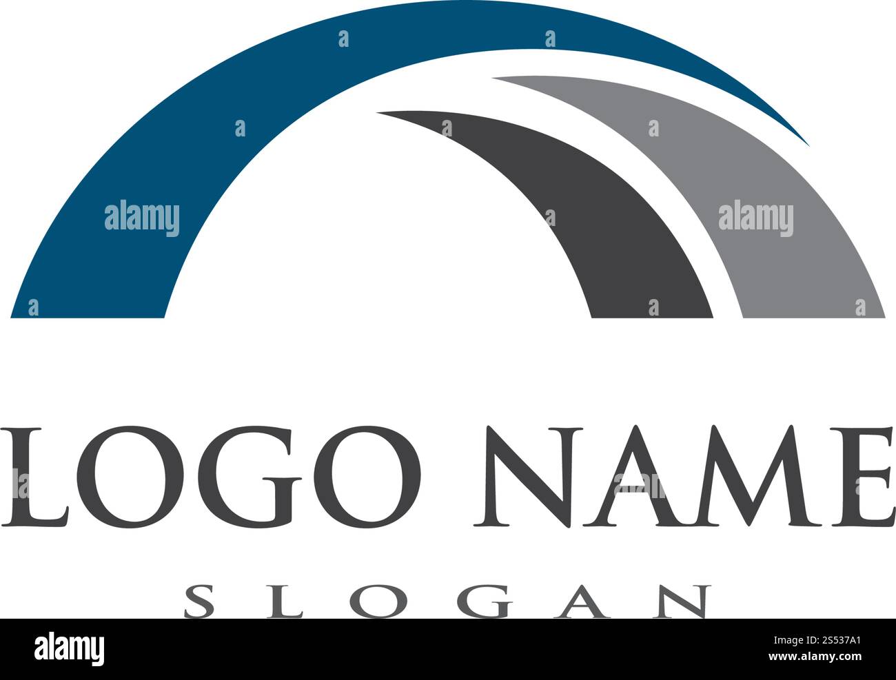 bridge ilustration logo vector template Stock Vector