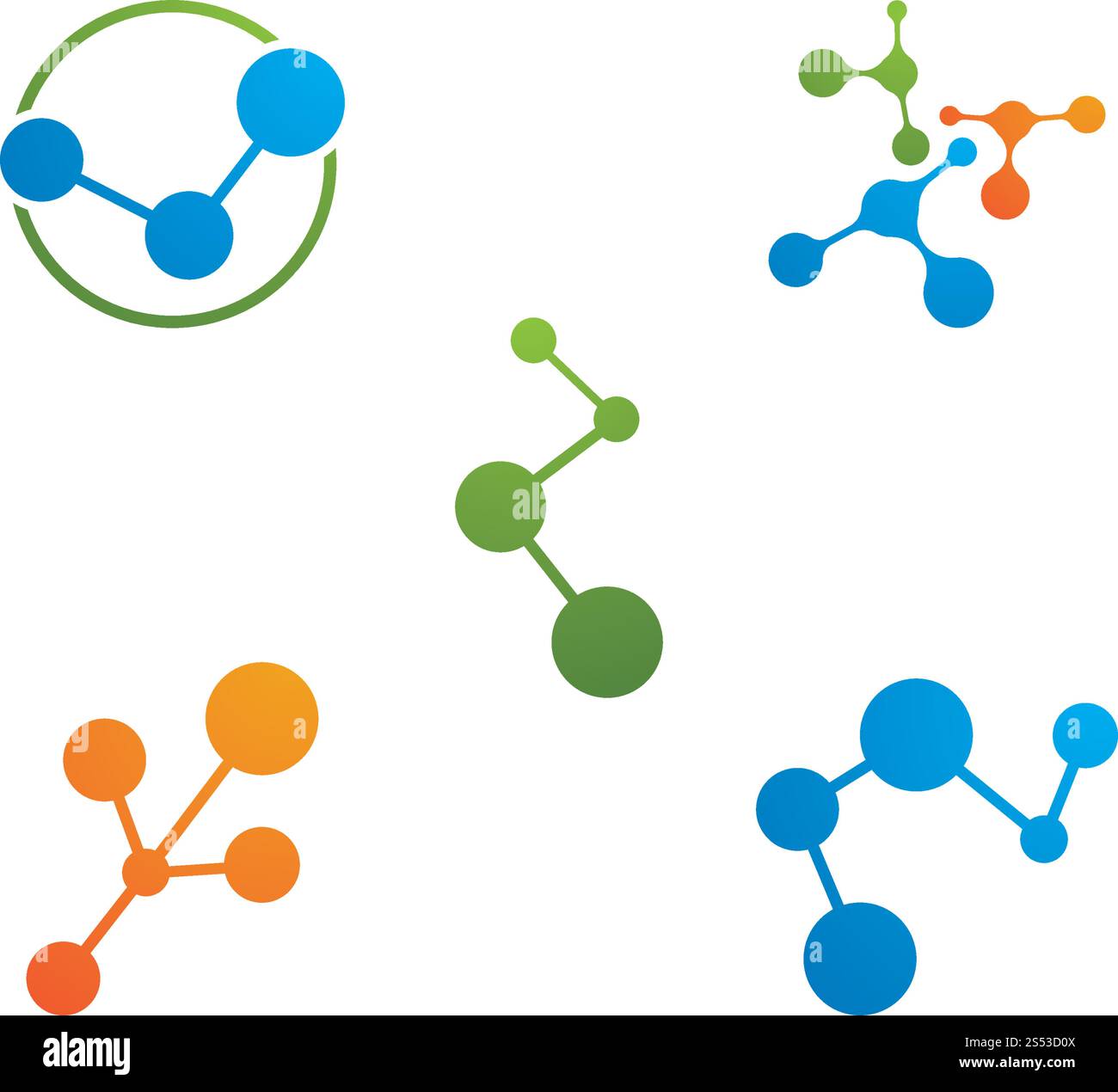 molecule logo vector icon template Stock Vector Image & Art - Alamy