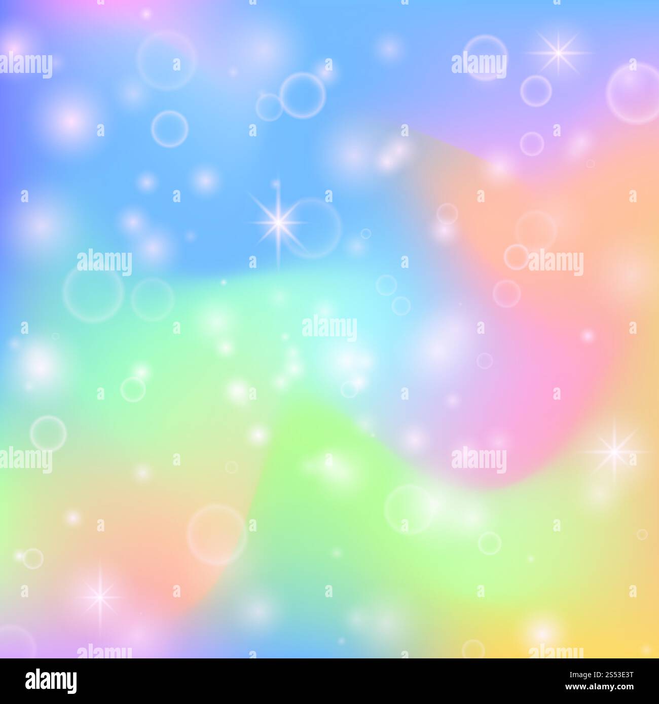 Magic color stars green screen Stock Vector Images - Alamy