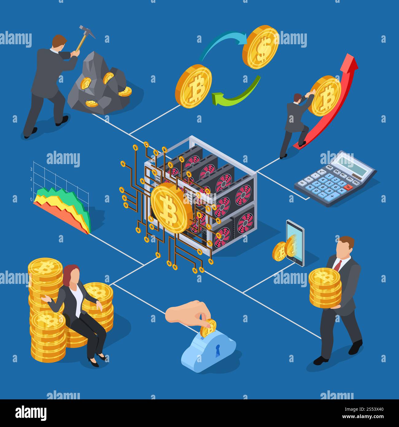 Cryptocurrency exchange hi-res stock photography and images - Alamy