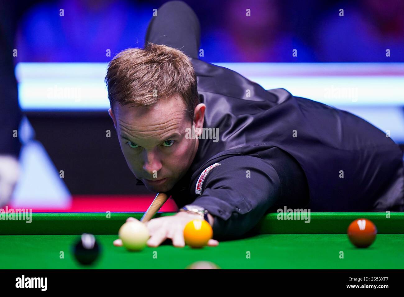 Ali Carter during the The Johnstone’s Paint Masters Snooker 2025 match