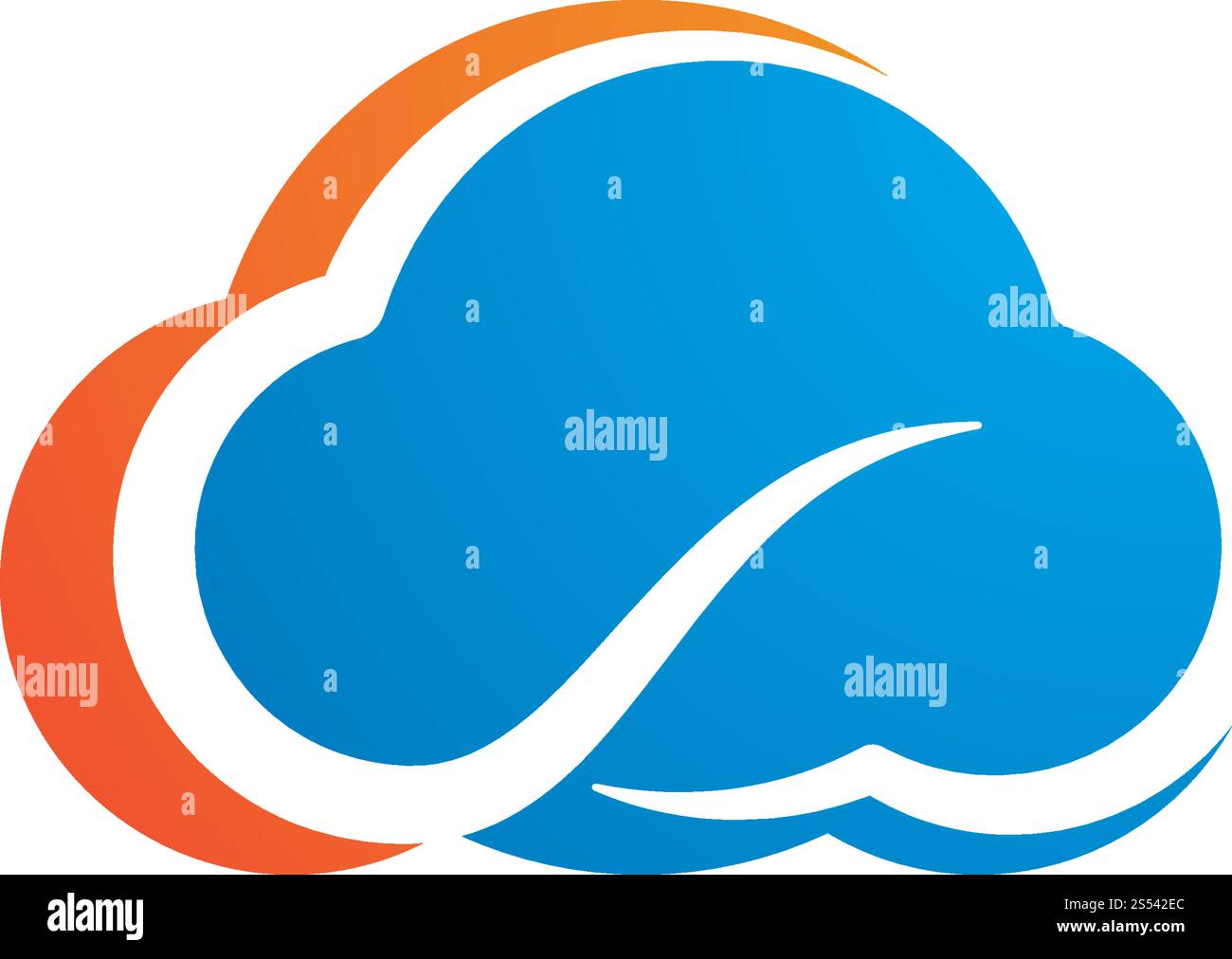 cloud vector logo template design vector Stock Vector Image & Art - Alamy