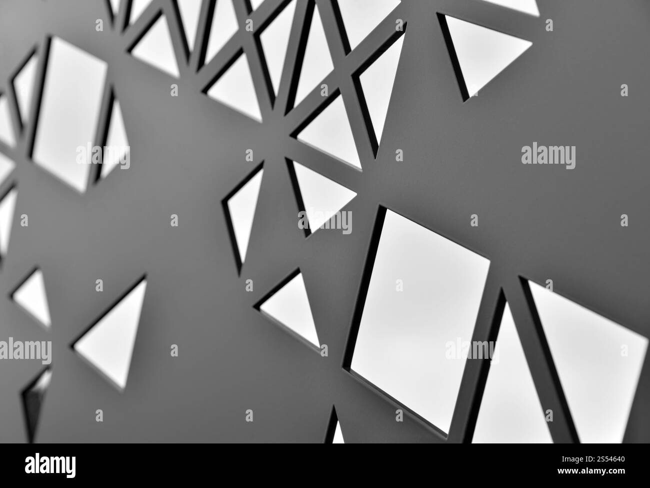Metal background with geometric shapes Stock Photo - Alamy